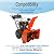 726015 Deluxe/Professional Snow Blower Cover (Waterproof) for Ariens 2-Stage 26-in Housing or Larger Snow Blower, Universal Compatible With EGO, Honda, Ryobi, Cub Cadet, Troy Bilt, Toro & PowerSmart