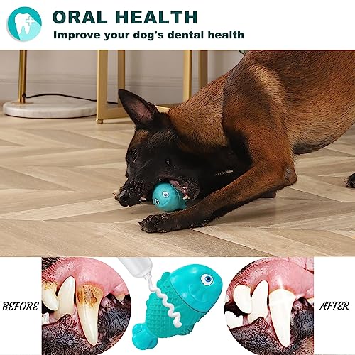 Dog Chew Toys for Aggressive Chewers, Indestructible Dog Toys for Aggressive Chewers, Tough Dog Toys for Large Dogs, Durable Squeaky Dog Toys, Strong Dog Toys, Super Chewer, Heavy Duty - Image 5