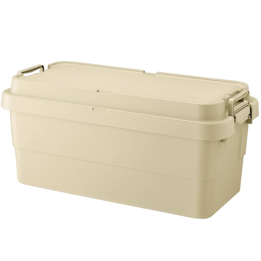 Amazon｜リス(RISU) 収納ボックス トランクカーゴ 70L ベージュ