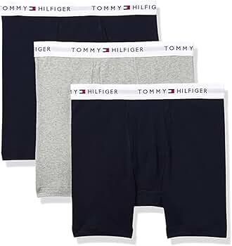 【箱なし】  ヒップブリーフ M 3枚組 Amazon | Tommy Hilfigerメンズ コットン ボクサーブリーフ 3枚