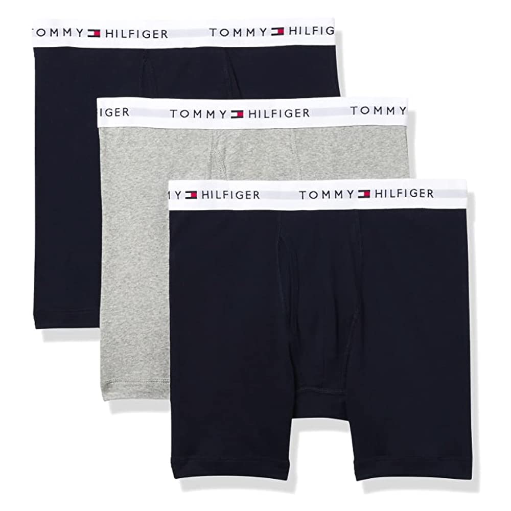 Tommy Hilfiger mens Big and Tall 2-pack Cotton Classics Boxer Briefs