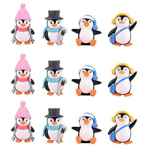 STOBOK 12 Pcs Cute Penguin Figurines Cover