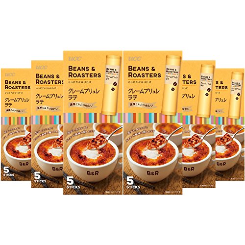 UCC BEANS&ROASTERS (ビーンズ アンド ロースターズ) クレームブリュレラテ スティック 5本×6個