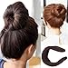 YuCool 3 Bun Maker,Magic Bun Maker,3 Pieces Magic French Twist Hairstyle Clip and 4 Pack Foam Sponge Bun Maker(2 Small,2 Large) Bun Maker for Hair-Brown