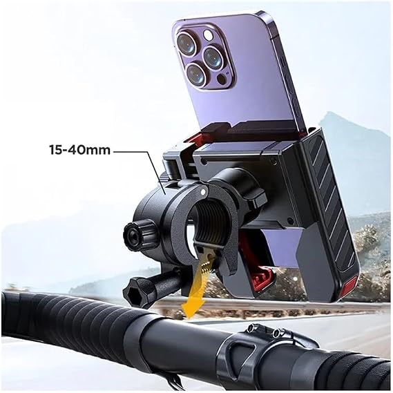 Hobimtek JR-ZS266 Bicycle-Motorcycle Clamp Phone Holder 4.7-7 Handlebar Type Universal Motor Holder High Quality
