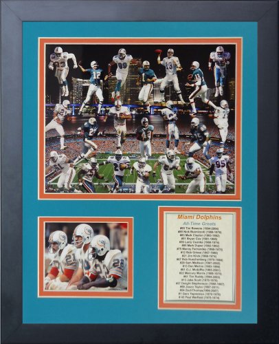 Photo encadrée NFL All Time Greats Legends Never Die pour fan de foot américain