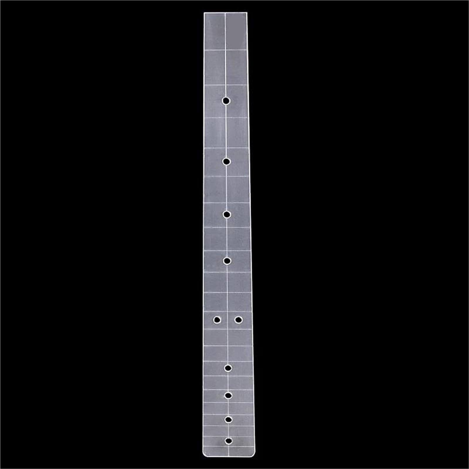 Zestaw Narzędzi Gitary Główka Gitary Elektrycznej + Podstrunnica Oddzielny Szablon Szyjka Przezroczysta Akrylowa Forma Szablonu Do Gitar Tele