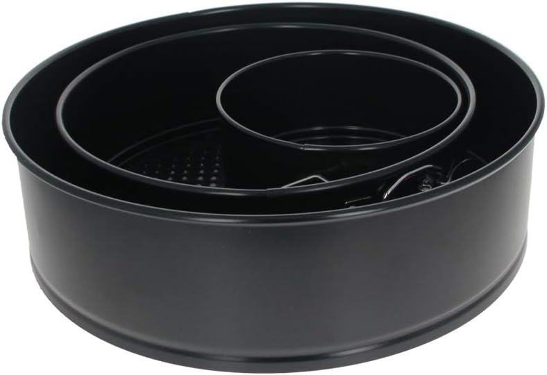 Bettomshin Springform Pan Set Carbon Steel Non-Stick 4-inch 7-inch 9-inch Leakproof Round Cheesecake Cake Pan