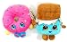 SHOPKINS 6.5" D'LISH DONUT AND CHEEKY CHOCOLATE PLUSH SET