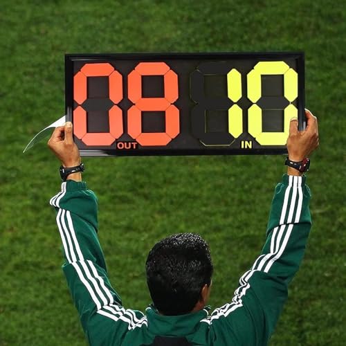 Tablero de Sustitución para Árbitro de Fútbol Doble Cara miniatura 7