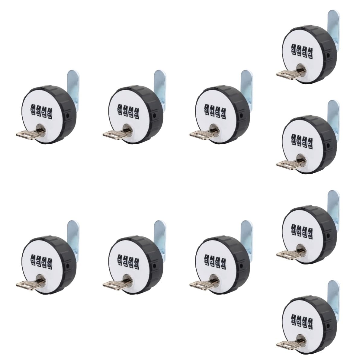 Serrure à came à combinaison cylindre acier noir loquet tiroir armoire avec code