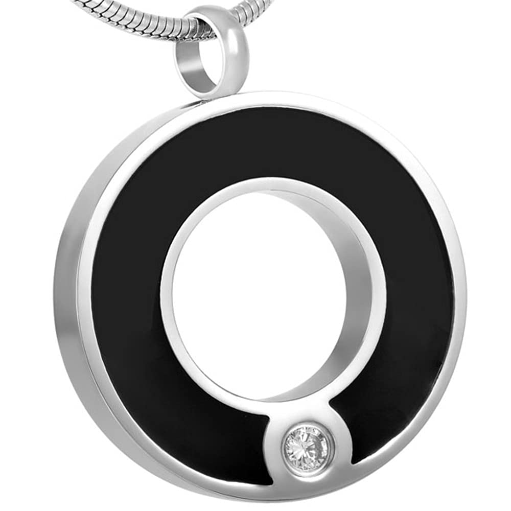 Collier urne funéraire étanche en acier pour protéger les cendres - 4