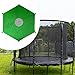 Yiju Trampoline Shade Cover Sun Protection Easy to Install Reliable Outdoor Trampoline Canopy Awning for Park Backyard, 10FT for 6 Poles