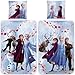 Produktbild Disney Frozen 2 Wende-Bettwäsche Die Eiskönigin Fairytale 135 x 200 cm + 80 x 80 cm 100% Baumwolle Linon/Renforcé mit Reißverschluss Anna ELSA Olaf Sven Kristoff Kinder-Bettwäsche Deutsche Größe