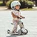 Scoot & Ride 2-in-1 Ride-On & Stand Kids Scooter, Ages 1 to 5, Highwaykick 1, Ash