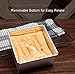 Flunyina Anodized Aluminum Square Cheesecake Pan with Removable Bottom Non-Stick Brownie Chiffon Cake Baking Mold, 1Pack, 8x8x3"