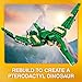 LEGO 31058 Creator Mighty Dinosaurs Toy, 3 in 1 Model, T. rex, Triceratops and Pterodactyl Dinosaur Figures, Gifts for 7-12 Year Old kids, Boys & Girls