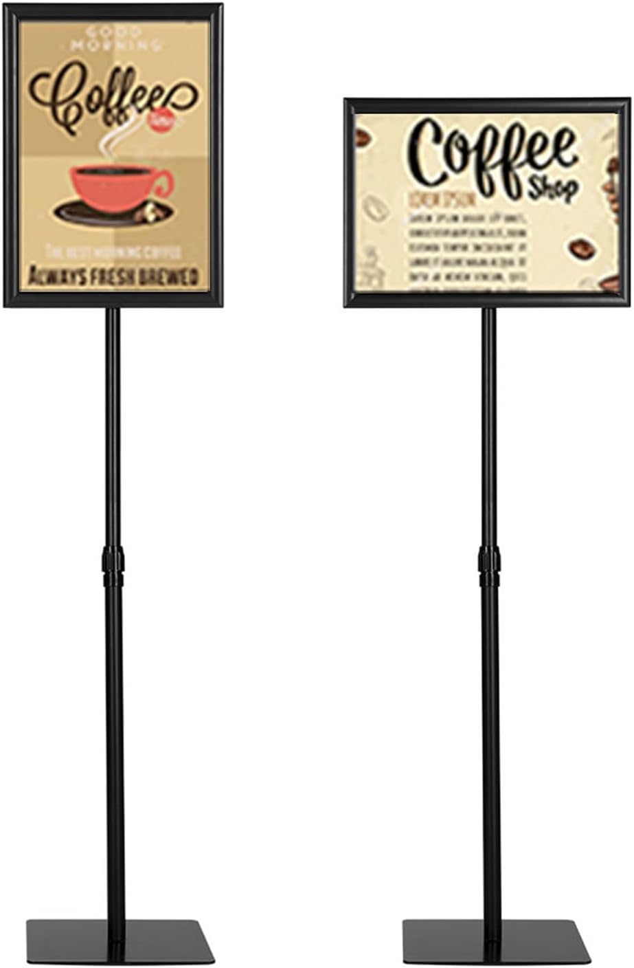 HYNAWINPoster Stand Sign Holder Stand with Base Adjustable Height A4