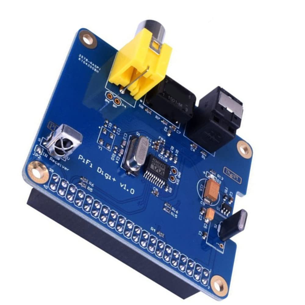 HIFI DiGi+Digital Scheda Audio I2S SPDIF Fibra Ottica RCA per Raspberry Pi 3 2 modello B B+