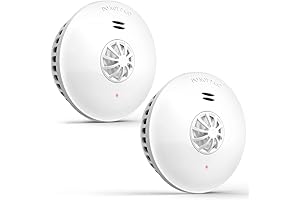 Wireless Heat Detector 2-in-1 Smoke and Heat Detector Battery Operated