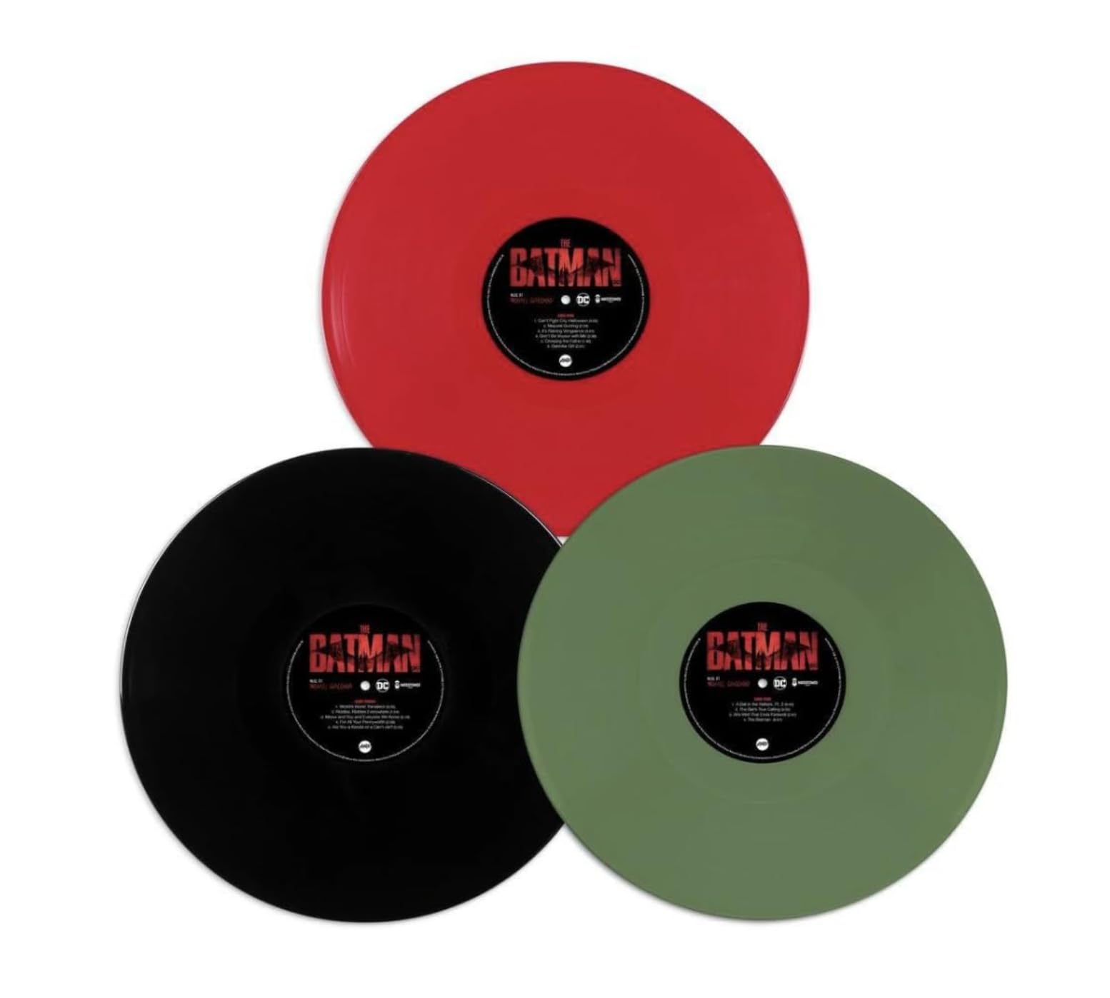 . Batman Original Soundtrack Limited Exclusive Red, Black & Green Edition