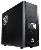 Thermaltake V4 Black Edition SECC/Plastic ATX Mid Tower Computer Case VM30001W2Z (Black)