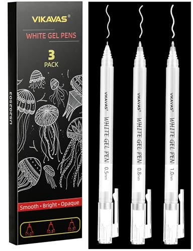10 Best White Gel Pens for Artistic Creations That Dazzle 1 3 Pack White Gel Pens for Black Paper