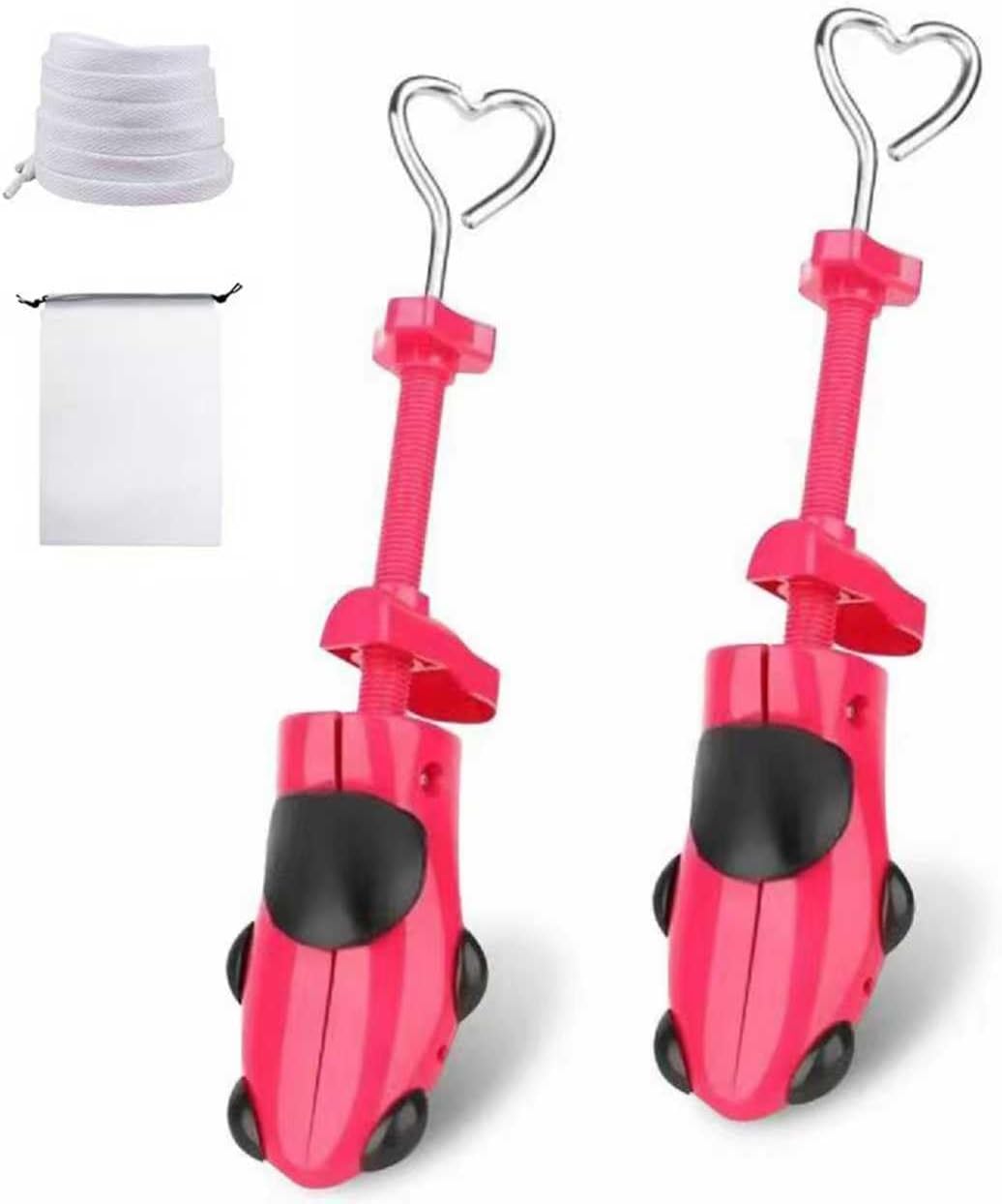XYH Shoe Stretcher Comes with Dust-Proof Bag, Pair of Plastic Shoe Stretcher,4 Way Ajustable.