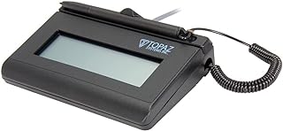 Topaz T-LBK460-BSB-R SigLite LCD 1x5 Signature Capture Pad - Virtual Serial via USB