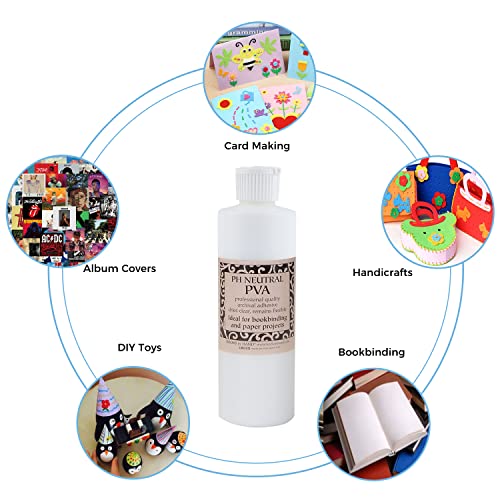 image for Lineco Books by Hand pH Neutral Adhesive, Archival Quality Acid-Free D