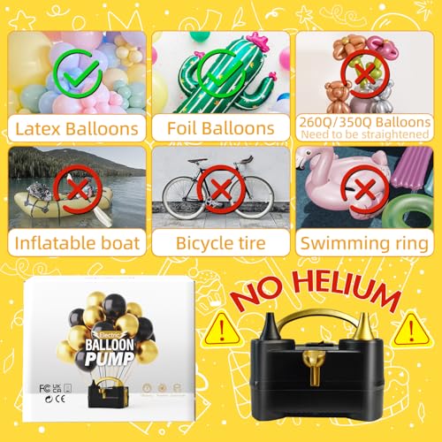 Image of Bezente Mustard Yellow Latex Party Balloons - 100 Pack 12 inch Round Helium Boho Netural Fall Balloons and Electric Balloon Pump