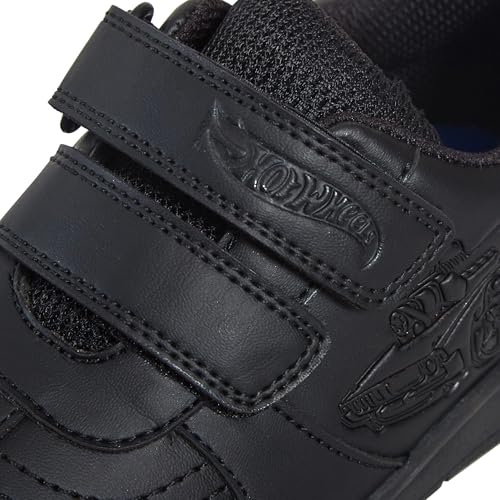 Chaussures d'école Hot Wheels pour garçons en noir avec sangles - 6
