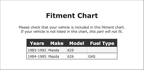 Miniatura 2 de Lower Engine Oil Pan Gasket Compatible with Mazda 626 Gas 1983 1984 1985 1986 1987 1988 1989 1990 1991 1992 PC-670489