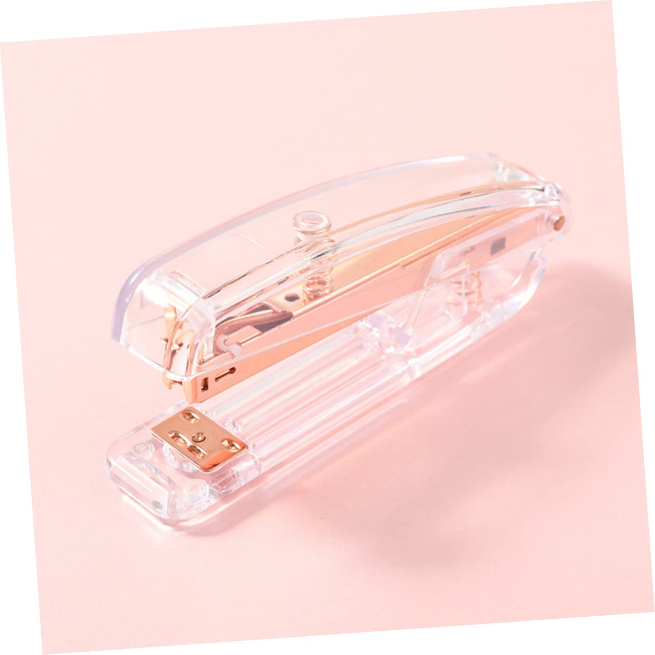Homoyoyo Grapadora Para Escritorio Grapadora Ligera Y Rosa Dorado Y Plata Para Oficina Profesional Para Casa Y Piezas*2