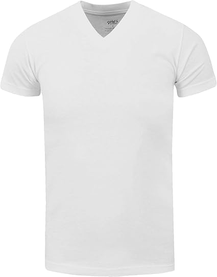 Amazon メンズ 厚手コットンtシャツ ベーシック 6 2オンス 半袖 Vネック 無地 Tシャツ トップ Tシャツ レギュラー ビッグ トールサイズ Us サイズ Medium カラー ホワイト Tシャツ カットソー 通販