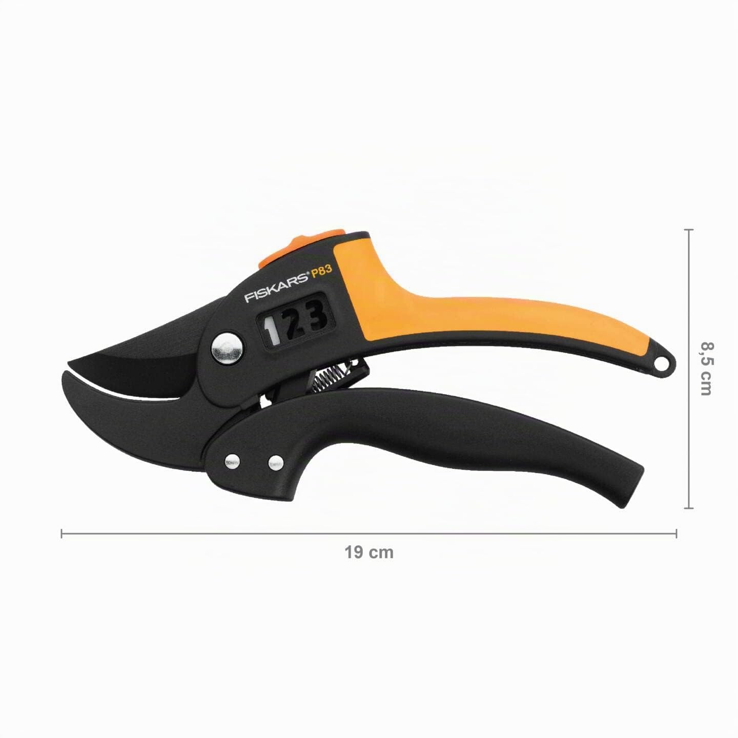 Fiskars Tijeras de podar con yunque para madera seca y dura