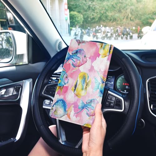 Organizador para auto de cuero miniatura 7