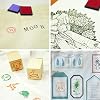 8 Tampons Encreurs Lavables Grande Taille - Couleurs Vives, Pour Papier/tissu, Loisirs Créatifs