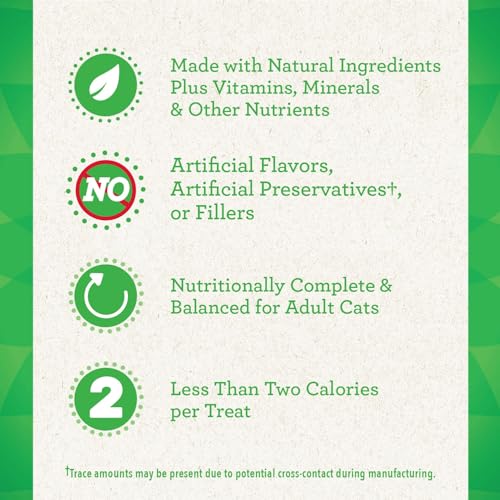 Greenies 428593 Feline Smartbites Skin & Fur Crunchy And Soft Natural Cat Treats thumb #2