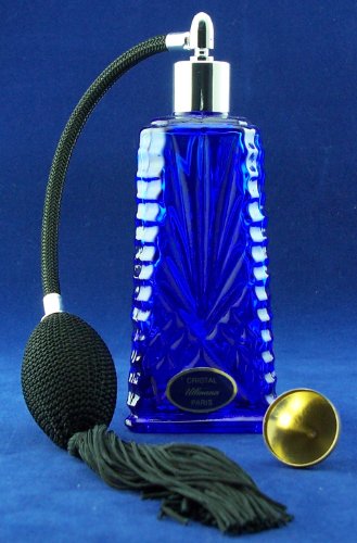 Borlas vaporizador triangular azul cobalto para tocadores modernos 2