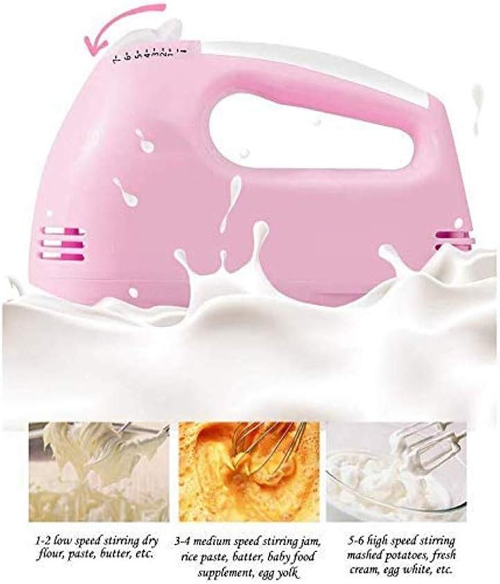 Electric Egg Beater, Household Small Handheld Automatic Cream Mixer Stainless Steel