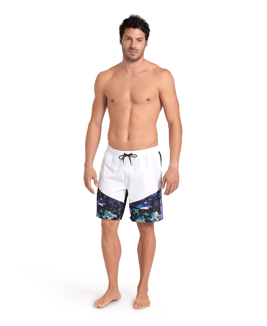 ARENA Fun Planet Capsule Collection Men’s Beach Bermuda Swim Shorts Short de Playa para Hombre