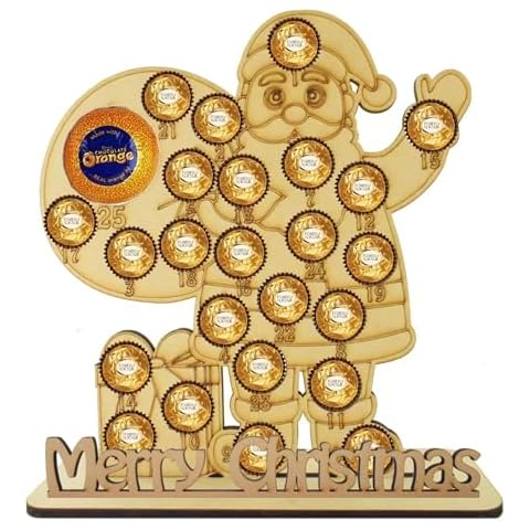 Christmas Advent Calendar Chocolate Holder Cover