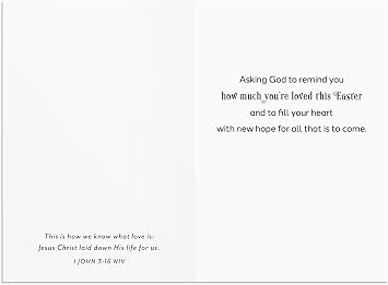 DaySpring - Easter Blessings - 8 Design Assortment with Scripture - 24 Easter Boxed Cards and Envelopes (U1617)