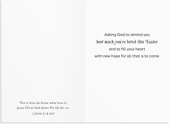 DaySpring - Easter Blessings - 8 Design Assortment with Scripture - 24 Easter Boxed Cards and Envelopes (U1617)