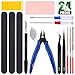Keadic 24Pcs Gundam Modeler Basic Tools Craft Set for Car Gundam Model Assemble Building