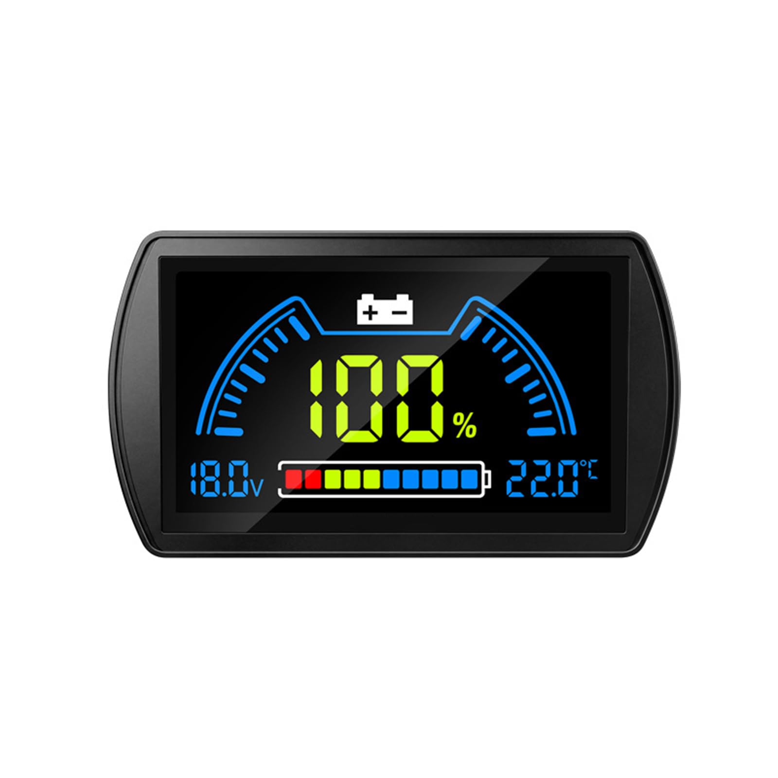 Digital Battery Gauge Suitable for Automotive and Lithium Batteries Provide Accurate Voltages Readings Battery Potential Tester Meter