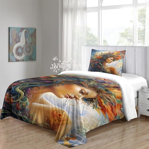 Funda nórdica mariposa 3D sin arrugas para cama individual single 6