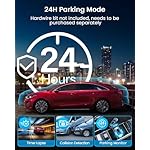 IIWEY N5 4 Channel Dash Cam 360° View, 1080P Front and Rear Inside, Left Right Dash Camera for Cars, 8 IR Lamps Night Vision, 5G WiFi & APP Control, G-Sensor, Parking Mode, with a Free 128GB SD Card - Image 5