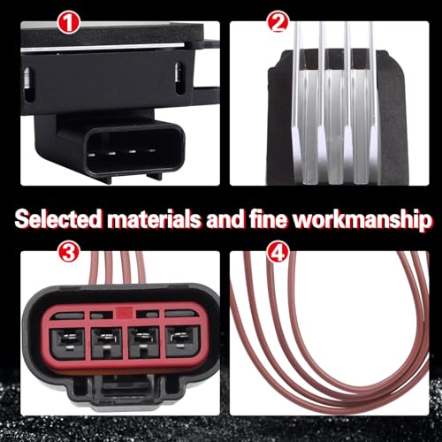 Image of HVAC Blower Motor Resistor AC Blower Control Module kit Compatible with 2009-2014 F-150 & 2009-2017 Expedition & 2009-2017 Navigator Auto Temp Control ,Replace OE BL3Z-19E624-A YH-1829 1PCS